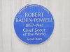 Robert Baden Powell Blue Plaque (1) (Medium).JPG