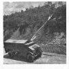 CMP (Blitz) truck with an armour upgrade and a side-mounted flamethrower in action in Malaya.JPG