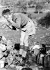 signalman shaving in olive grove.jpg