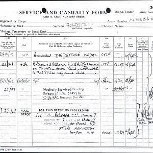 Army Records Ron Sheet 04