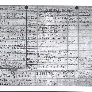 Army Records Ron Sheet 05