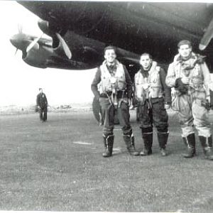 Jack, In centre, Ted Hull on left  & Bob Green right