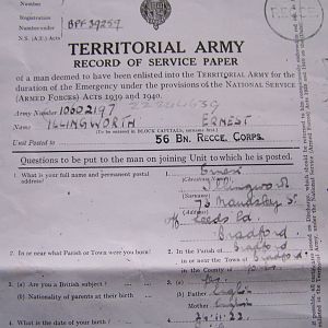 army records