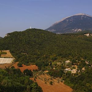 Polish Forces graveyard as seen from the Monestary