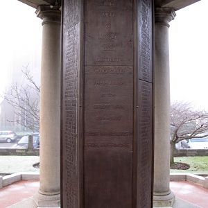 Panel 1, WW1, Dedication