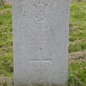 Captain MAURICE FRED McHENRY 183780, Royal Engineers