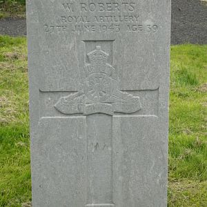 Gunner WILLIAM ROBERTS 14594156, Royal Artillery