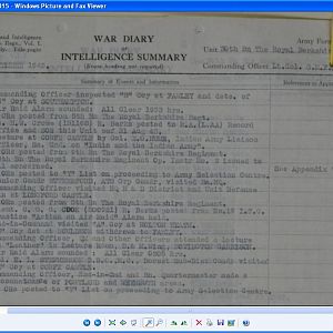 30th Royal Berkshires 1 To 17 Sep 1943