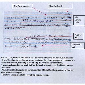 Jewish Chaplain Record