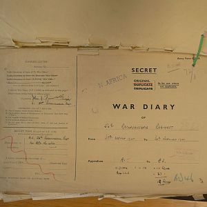 56th Recce War Diary C Sqn October/November 1942