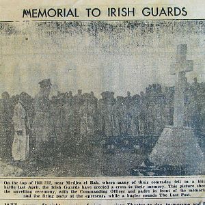 1st Battalion Irish Guards Memorial, The Bou