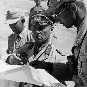 Erwin Johannes Eugen Rommel (15 November 1891 – 14 October 1944); IWM HU 5625