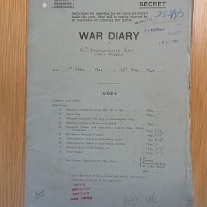 56th Recce War Diary April 1944
