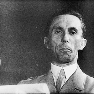 GOEBBELS, Paul Joseph (29 October 1897 – 1 May 1945); IWM (MOI) FLM 1536