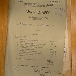 56th Recce War Diary March 1945