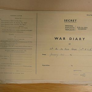 50 Recce War Diary January 1942