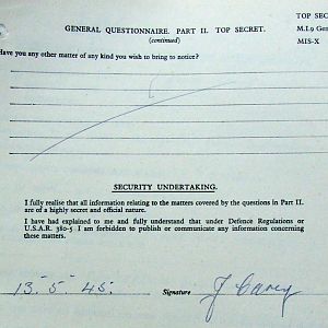 CAREY, John, 2721613, Lance Corporal, 1st Battalion IRISH GUARDS, Captured Italy, 10 Feb 1944 - WO 344-55-1