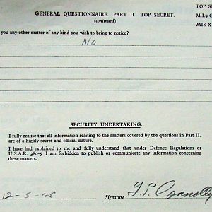 CONNOLLY, James Patrick, 2718414, Sergeant, 2nd Armoured Battalion IRISH GUARDS, Captured Germany, 20 April 1945 - WO 344-70-2