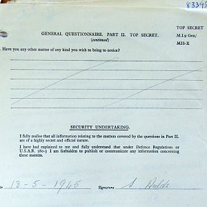 AULDS, Samuel, 2718750, Lance Serjeant, 1st Battalion IRISH GUARDS, Captured Italy, 22 Feb 1944 - WO 344-11-2