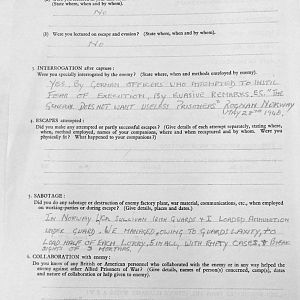 BENSON, Cecil Wilfred, 2718015, Lance Corporal, 1st Battalion IRISH GUARDS, Captured Norway, 26 May 1940 - WO 344-25-2