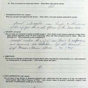 MURPHY, Daniel, 2723609, Guardsman, IRISH GUARDS, Captured Germany, 2 April 1945 - WO 344-229-2