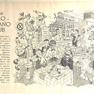 1946 090 Two Types By Jon, Anglo Italiano Club