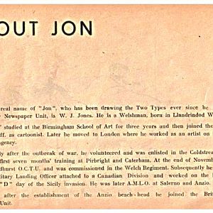 Two Types  About Jon himself