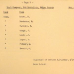 Welsh Guards Missing Personnel, BEF