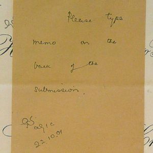 Designs for King's Colour and badges for 1st Battn Irish Guards