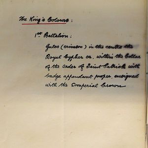 King's & Regimental Colours of Irish Guards