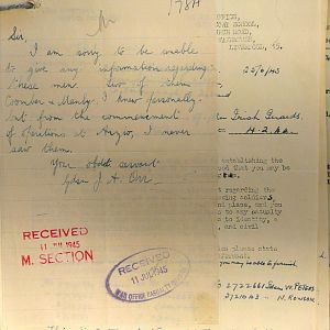 1st Battalion Irish Guards, Italy, Missing Personnel file