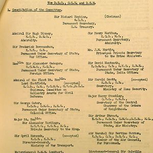 Procedure for the submission of recommendations for awards to the Merchant Navy