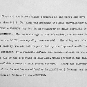 German attack in the Ardennes: Operation by 30 Corps