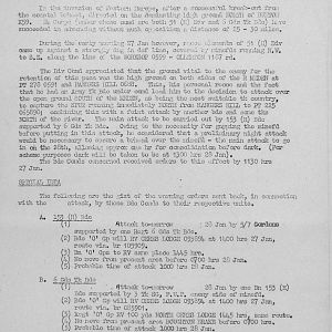January Appendices, 3 Tank Battalion Scots Guards 1944