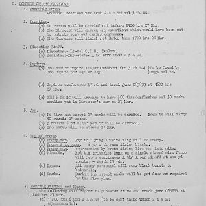 March Appendices, 3 Tank Battalion Scots Guards 1944