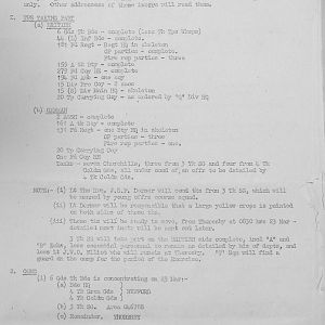 March Appendices, 3 Tank Battalion Scots Guards 1944