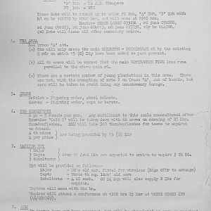 March Appendices, 3 Tank Battalion Scots Guards 1944