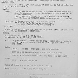 July Appendices, 3 Tank Battalion Scots Guards 1944