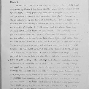 August Appendices, 3 Tank Battalion Scots Guards 1944