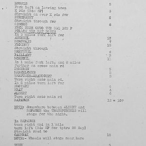 September Appendices, 3 Tank Battalion Scots Guards 1944