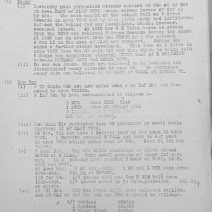 October Appendices, 3 Tank Battalion Scots Guards 1944