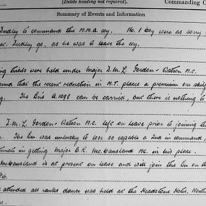 February War Diary, 3 Irish Guards, 1943