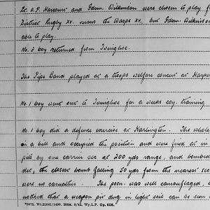 February War Diary, 3 Irish Guards, 1943