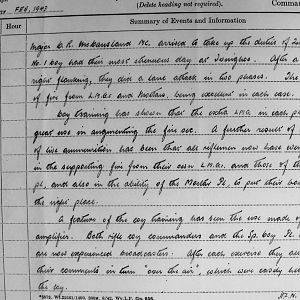 February War Diary, 3 Irish Guards, 1943