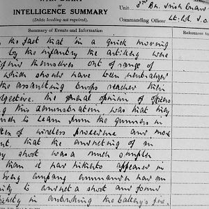 July War Diary, 3rd Battalion Irish Guards, 1943