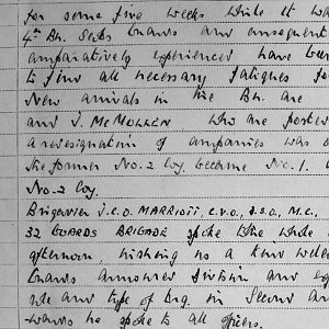 September War Diary, 3rd Battalion Irish Guards, 1943