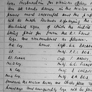 September War Diary, 3rd Battalion Irish Guards, 1943
