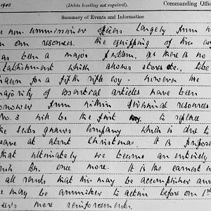 October War Diary, 3rd Battalion Irish Guards, 1943
