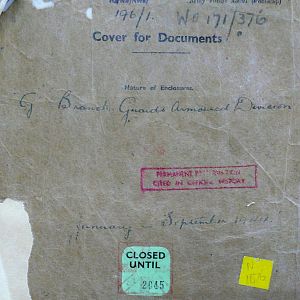 Guards Armoured Division, G Branch, Jan - Sep 1944