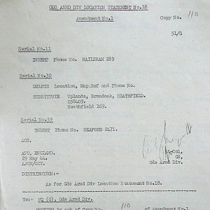 May War Diary, G Branch Guards Armoured Division, 1944